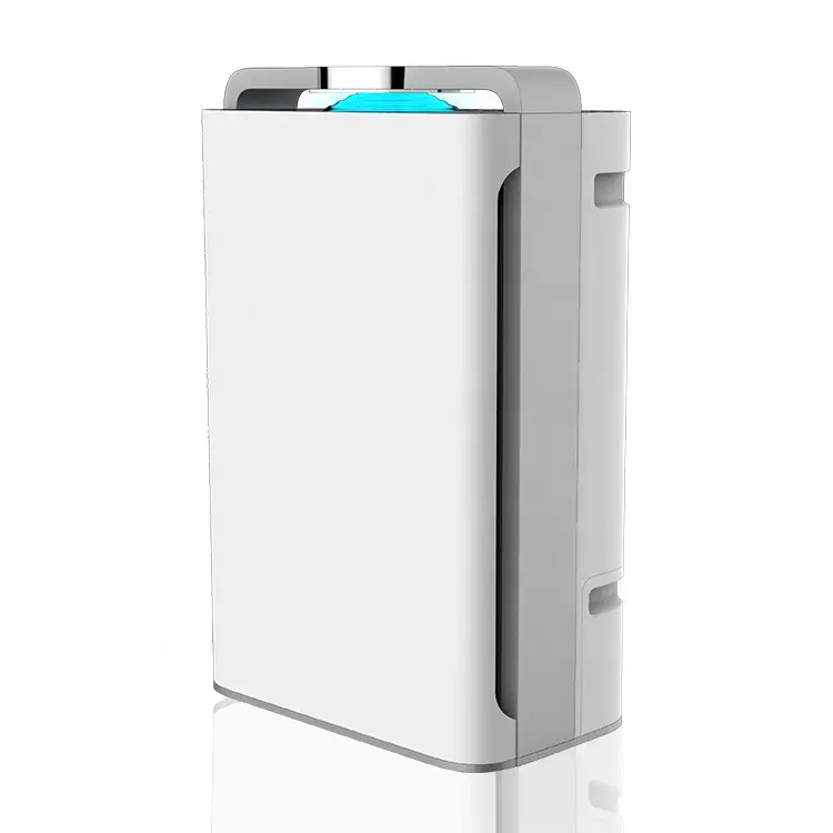 Purificador de aire humidificador de iones negativos CADR 550 LED UV eliminación de formaldehído portátil para habitación grande hogar