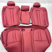 Housses de siège sur mesure en cuir pour 5 places, accessoires automobiles pour X4 E46 E90 E60 F30 F10 E39 F20 G20 E36 E87 G30 E92 X5 E70 E91 F11