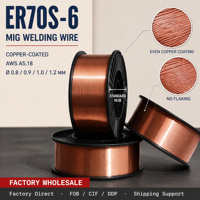 Fil de soudage MIG solide ER70S-6 0,8 mm 1,2 mm 2 mm 15 kg Acier au carbone AWS A.5.18 Usine