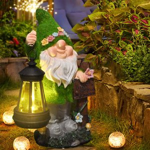Décorations <span class=keywords><strong>de</strong></span> cour en résine <span class=keywords><strong>de</strong></span> lanterne solaire <span class=keywords><strong>de</strong></span> flocage d'extérieur pour ornement nain <span class=keywords><strong>de</strong></span> <span class=keywords><strong>jardin</strong></span> pour une cour efficace - Product Image 4