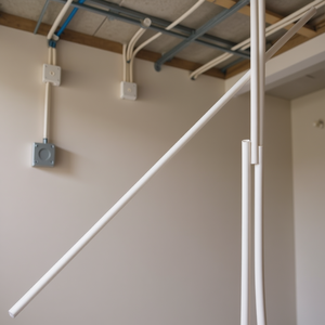 Canaletas de PVC para Cableado, 0.4x0.4 Pulgadas, 98.4 Pies, Blancas, Rígidas, para Cableado Eléctrico - Product Image 2