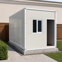 Maison conteneur préfabriquée toutes saisons, unité modulaire extensible, maison conteneur sur roues pour guichet de billetterie