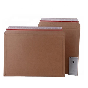 Logo personnalisé imprimé rigide A4 <span class=keywords><strong>A5</strong></span> C5 F-flûte <span class=keywords><strong>enveloppe</strong></span> d'expédition en carton ondulé <span class=keywords><strong>kraft</strong></span> sobre carton 9x12 enveloppes en papier d'archives - Product Image 2
