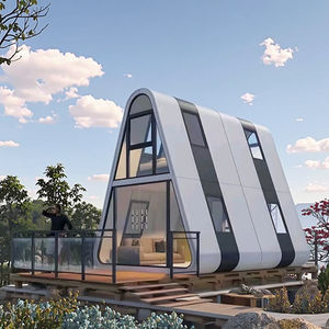 Nuovo prodotto modulare casa spaziale a due piani case prefabbricate di lusso triangolo casa piccola casa contenitore per la vendita - Product Image 1