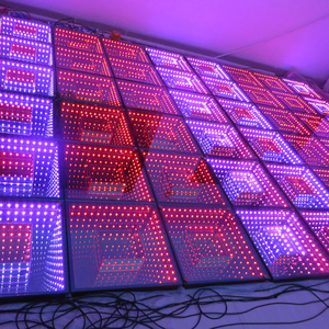 Disco Tiles LED Iluminación de escenario RGB Video <span class=keywords><strong>3D</strong></span> Mirror Dance Floor con focos para bailar y <span class=keywords><strong>efectos</strong></span> <span class=keywords><strong>visuales</strong></span> - Product Image 5
