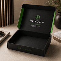 Boîtes d'expédition en carton ondulé kraft personnalisées pour accessoires électroniques avec impression de logo sur mesure