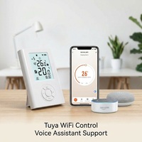 Thermostat de chauffage programmable pour chaudière, application WIFI Smart Life, moderne, prend en charge plusieurs langues, fonctionne avec Alexa Google Home
