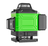 Niveau laser 12 lignes à lumière verte haute précision avec 16 lignes laser infrarouges, nivellement automatique, pour montage mural