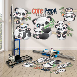 เครื่องพิมพ์อิงค์เจ็ท3D 2-in-1เครื่องพิมพ์ผนังและพื้นแนวตั้งพร้อมหัวพิมพ์ TX800สำหรับหมึกยูวีในร่มและกลางแจ้ง xbh - Product Image 5