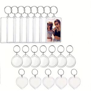 Llavero de Acrílico Transparente Personalizado con Impresión Decorativa, Logotipo Publicitario, Mini Álbum de Fotos - Product Image 1