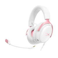 Casque de jeu filaire HyperX Cloud III, noir et rouge, avec microphone intégré pour PS4, PS5 et PC de bureau