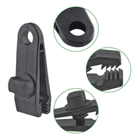 Clip de fixation pour bâche et tente, boucle de fixation de haute qualité pour auvent, pinces de corde anti-vent pour extérieur, accessoires réutilisables pour auvent, alpinisme et camping