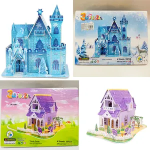 Giocattoli educativi per bambini all'ingrosso personalizzati creativi 3D puzzle set giocattoli per regali per bambini