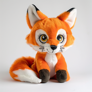 ตุ๊กตาผ้ากำมะหยี่ขนยาว10ซม. ตุ๊กตาหมาจิ้งจอกยัดไส้พิเศษทำจากผ้ากำมะหยี่ออกแบบได้ตามต้องการ - Product Image 2