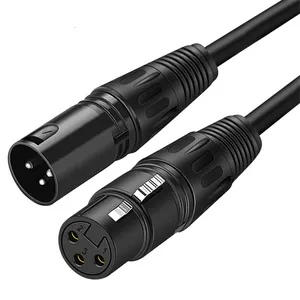 OEM 3-poliges Stecker-Mikrofon kabel 2M 3M 5M 10M 20M XLR-XLR-Lautsprecher-Mikrofon-Audio kabel 3-poliger Stecker auf Buchse