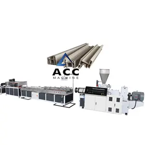 Máquina de fabricación de ventanas UPVC, línea de producción de perfiles de marco de ventana