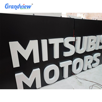 Enseigne de magasin automobile, enseigne extérieure pour entreprise, enseigne LED personnalisée, enseigne lumineuse LED