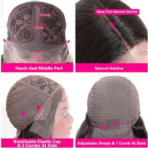 Parrucca del merletto della parte 13x5x1 <span class=keywords><strong>T</strong></span> dell'<span class=keywords><strong>onda</strong></span> Pre pizzicata fornitore dei capelli umani di alta qualità con i capelli del bambino - Product Image 3