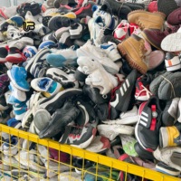 Chaussures d'occasion en gros S7 pour enfants, baskets de sport de seconde main de qualité A, chaussures de marque pour enfants