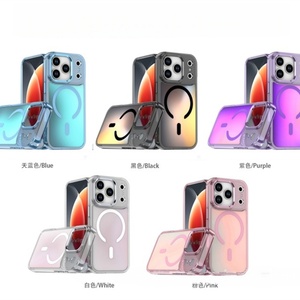 เคสโทรศัพท์มือถือแบบแม่เหล็กขอบสีใสไล่เฉดอะคริลิก TPU รุ่นใหม่ล่าสุดสำหรับ iPhone 17 Pro Max - Product Image 6