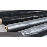 Aangepaste Breedte Pe Met Uv Zwarte Mulch Film Rol Voor Landbouw Tuin Ldpe Mulching Plastic Folie Vellen