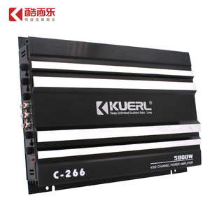 Kuerl เครื่องขยายเสียงรถยนต์4ช่อง C-266 5800W 3/2สำหรับอัพเกรดเครื่องเสียง - Product Image 2
