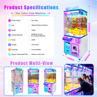 Kising – Distributeurs automatiques de jouets à monnayeur pour centres de jeux d'arcade, fabriqués en Chine, avec accepteurs de billets en papier