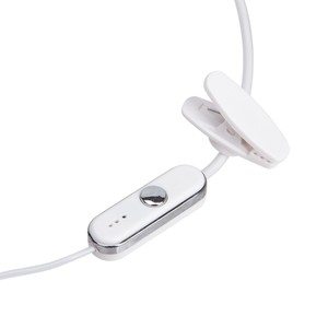 Auriculares Blancos de 2 Pines con Micrófono PTT y Cable de 1.2m para Walkie Talkie <span class=keywords><strong>Baofeng</strong></span> UV5R UV82 Kenwood TK TH Series, Audio Nítido de 36dB - Product Image 4