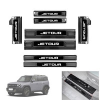 Garnitures de seuil de seuil de porte de voiture pour Jetour T2 Traveler 2023 2024, 8 pièces