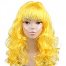 MK parrucche capelli lunghi onda gialla - Product Image 1