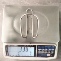 Vente en gros de porte-bidon en titane ultraléger et creux pour vélo, porte-bidon en titane pour vélo, 34g
