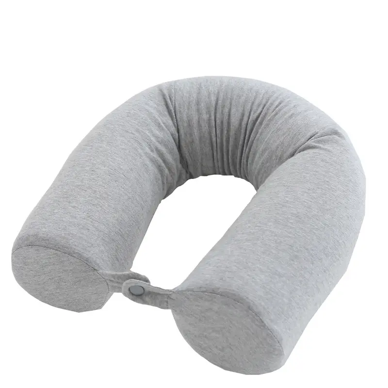 Оптовая продажа, U-образная подушка для шеи из пены с эффектом памяти, дорожная подушка для шеи для автомобиля, офиса