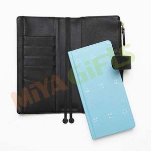 Cuaderno de encuadernación personalizado de cuero Croc PU para <span class=keywords><strong>hobonichi</strong></span> Week A6 B6 con cremallera y bolsillos con ranura para tarjeta de crédito - Product Image 5