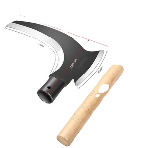 เคียวอเนกประสงค์เหล็กกล้าแมงกานีสสูง สำหรับตัดหญ้า ตัดต้นไม้ ทำสวน ทำไร่ - Product Image 1