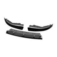 Lèvre avant noire brillante G26 style compétition pour pare-chocs avant BMW Série 4 G26 Sport 4 portes 2021+