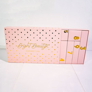 Boîte <span class=keywords><strong>de</strong></span> <span class=keywords><strong>calendrier</strong></span> <span class=keywords><strong>de</strong></span> <span class=keywords><strong>l</strong></span>'avent vide haut <span class=keywords><strong>de</strong></span> gamme personnalisée - 24 tiroirs <span class=keywords><strong>de</strong></span> compte à rebours <span class=keywords><strong>de</strong></span> Noë<span class=keywords><strong>l</strong></span>, gaufrage, réutilisable, OEM/ODM - Product Image 4