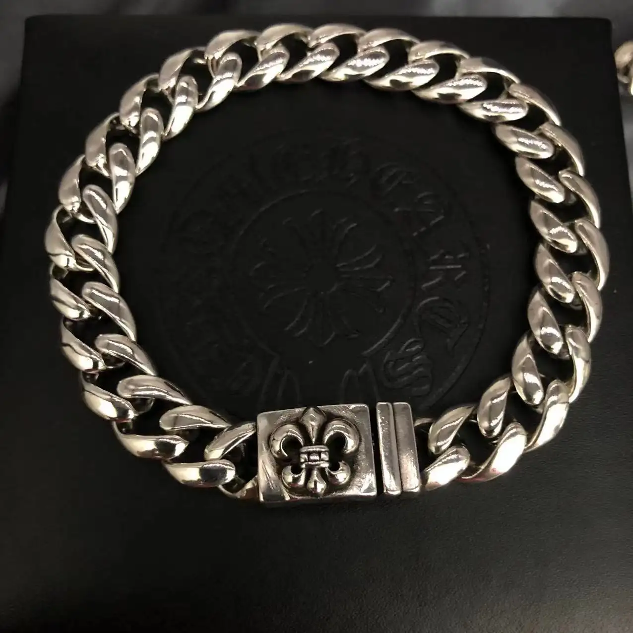 Hot Sale Jewelry Sterling Cuban Necklace Link Chain Cross Cuban Bracelets