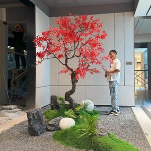 Grand Arbre Artificiel <span class=keywords><strong>d</strong></span>'Érable Rouge pour Centre Commercial et Hôtel, Plante Artificielle <span class=keywords><strong>d</strong></span>'<span class=keywords><strong>Intérieur</strong></span> et <span class=keywords><strong>d</strong></span>'Extérieur sur Pied - Product Image 4