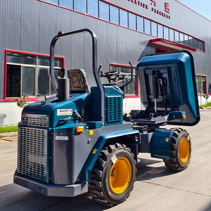 मुफ्त शिपिंग कूप डीजल इंजन मिनी डंप ट्रक 4x4 पहियों के साथ बड़ी क्षमता बकेट 3 टन फ्रंट लोडर - Product Image 2