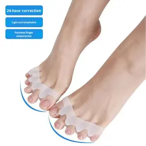 Correcteur d'<span class=keywords><strong>orteils</strong></span> en gel SEBS respirant à cinq doigts, antidérapant, soutien de la voûte plantaire souple, protecteur d'<span class=keywords><strong>orteils</strong></span> <span class=keywords><strong>pour</strong></span> hommes et femmes - Product Image 5