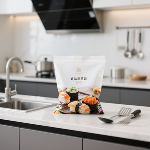 ถุงสูญญากาศอลูมิเนียมฟอยล์บรรจุถุงสำหรับบรรจุเนื้อสัตว์และอาหารทะเลถุงสูญญากาศสำหรับฆ่าเชื้ออาหารที่อุณหภูมิสูงเปิดปิดผนึกได้ - Product Image 4