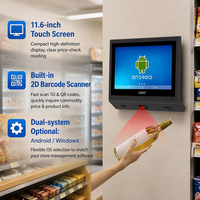 Wholesale Android 11.6 Inches Price Checker Window POS Price Checker with 2D Barcode Scanner for Retail Store