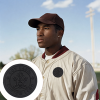 Fer sur vêtements Badges usine personnalisé TPU lettres Logo en relief réparation vrais patchs en cuir véritable pour pardessus