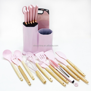 Juego de 19 Utensilios de Cocina Antiadherentes, Herramientas de Cocina, Cuchara, Cucharón para Sopa, Espátula, Herramientas de Cocina, <span class=keywords><strong>Accesorios</strong></span> - Product Image 4