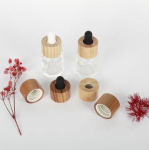 IBELONG Tapas de Plástico Estilo Bambú de 18 mm con Rosca para Botellas, Frascos y Viales de Vidrio, 100 Unidades MOQ, Cierres para Envases - Product Image 3