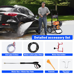 เครื่องฉีดน้ำแรงดันสูงแบบพกพา Anti-Clog 3300psi/227bar สตาร์ทดับเบิ้ล สำหรับทำความสะอาดอุปกรณ์ในฟาร์มเกษตรอินทรีย์ - Product Image 6