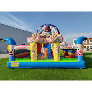 Grande roue gonflable Mico, château gonflable combiné, aire de jeux, toboggan, mur d'escalade, capacité de 300 à 500 kg, 5 à 10 ans - Product Image 6