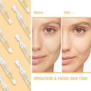 Kongrong OEM Custom BFS Safe Skincare Whitening Brightening Vitamin C Dark Spot Freckle Arbutin Face Care Facial Ampoules Serum