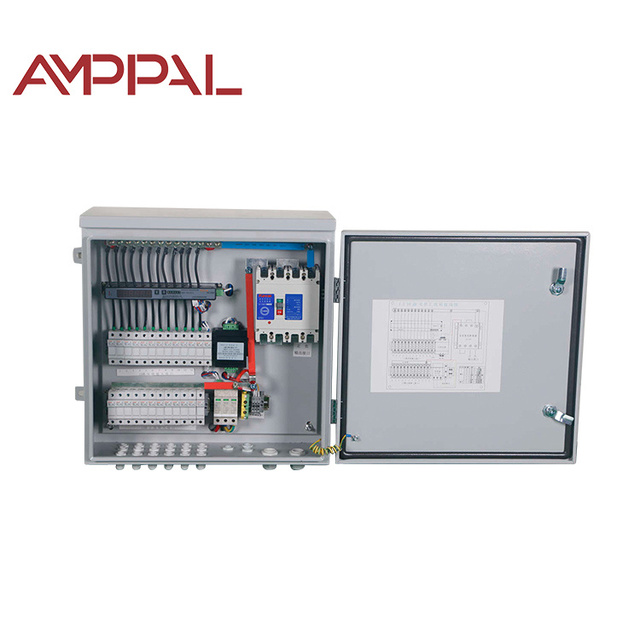 Power Distribution Steel DC Combiner Box 14 1 PV Solar IP65/IP66 1000V DC Thunder/Waterproof for Solar Panel Smart Junction Box