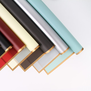 <span class=keywords><strong>Papel</strong></span> de Regalo <span class=keywords><strong>para</strong></span> <span class=keywords><strong>Flores</strong></span> Estilo Coreano, <span class=keywords><strong>Papel</strong></span> de Regalo Impermeable <span class=keywords><strong>para</strong></span> <span class=keywords><strong>Flores</strong></span> con Borde Dorado - Product Image 3